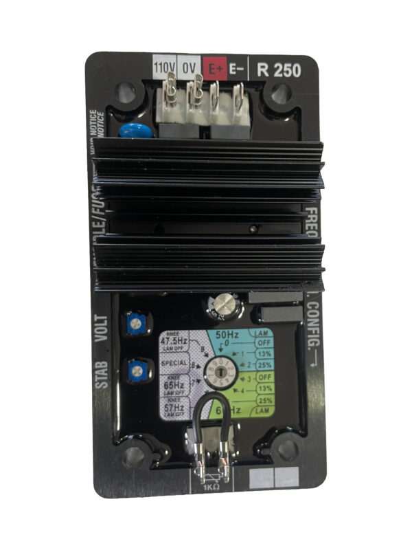 Tarjeta Reguladora de Voltaje AVR R250 - Siem Grupos Electrógenos