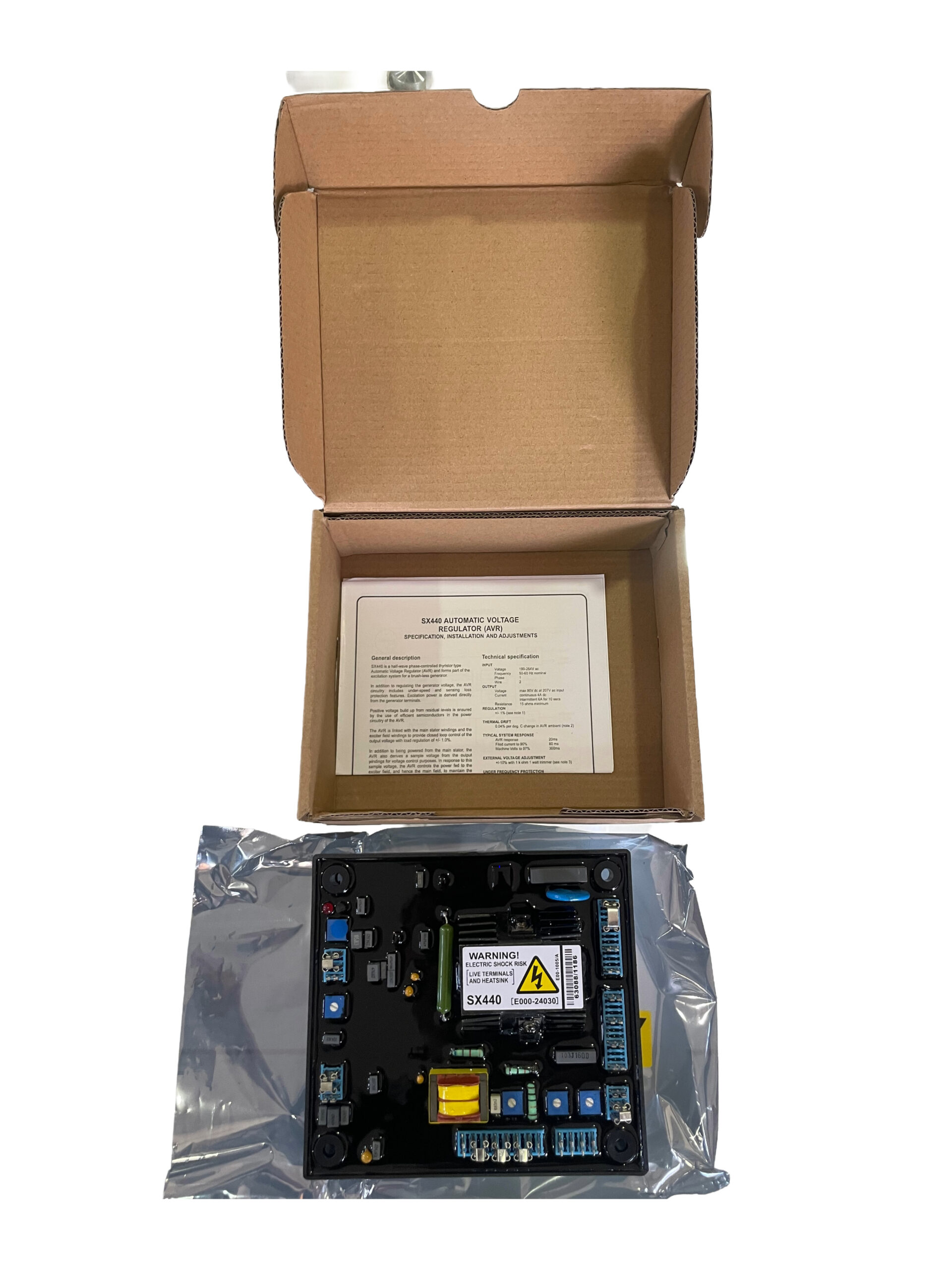 Tarjeta Reguladora automatica de voltaje AVR SX440 - Imagen 4