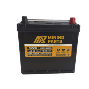 Batería Mining Parts 60Ah 12V 550 CCA con instalación técnica a domicilio incluida en Santiago.