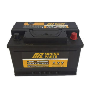Batería Mining Parts 75Ah 12V 610 CCA con servicio de instalación técnica a domicilio en Santiago.
