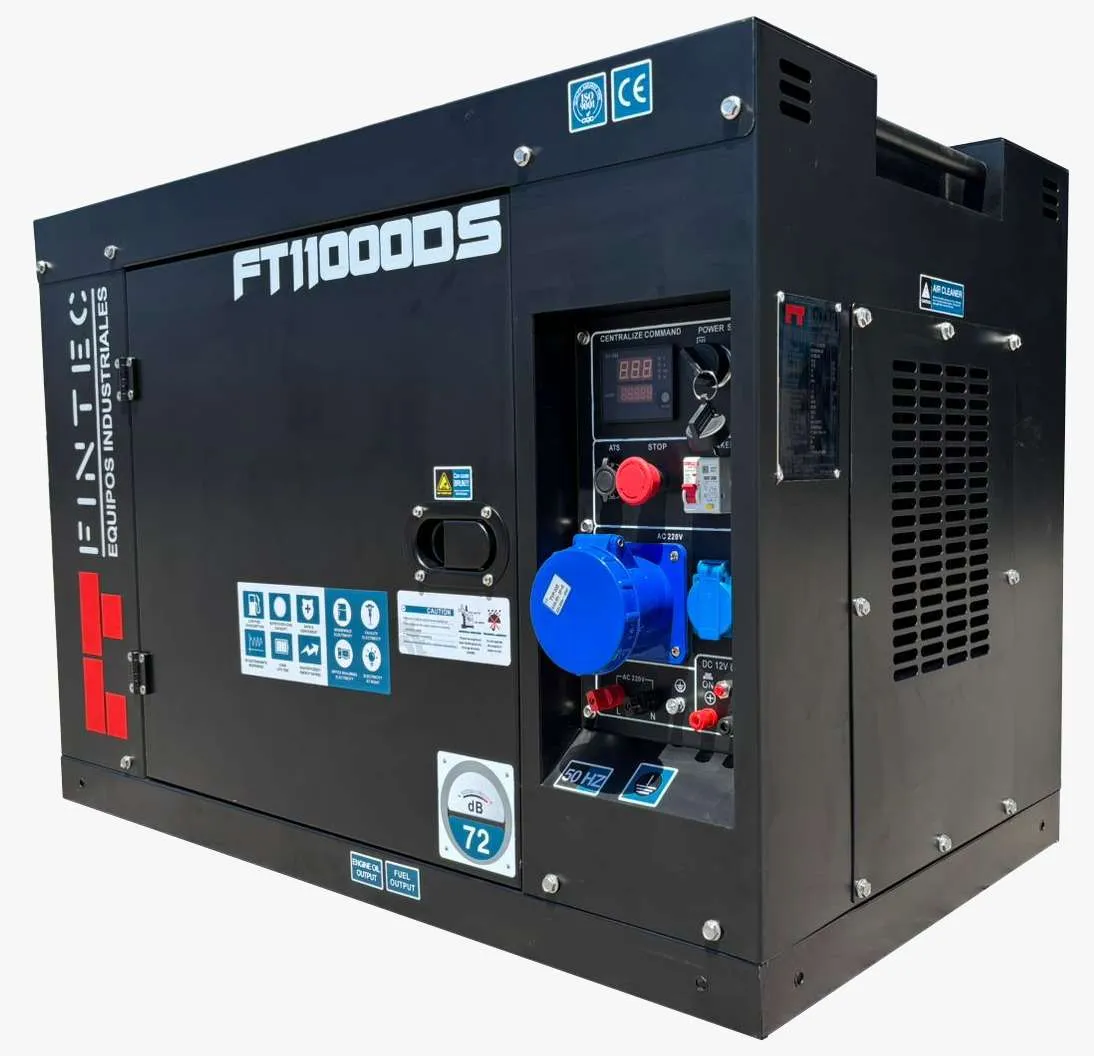 Generador Eléctrico Fintec FT11000DS-3 13 KVA Diésel Trifásico
